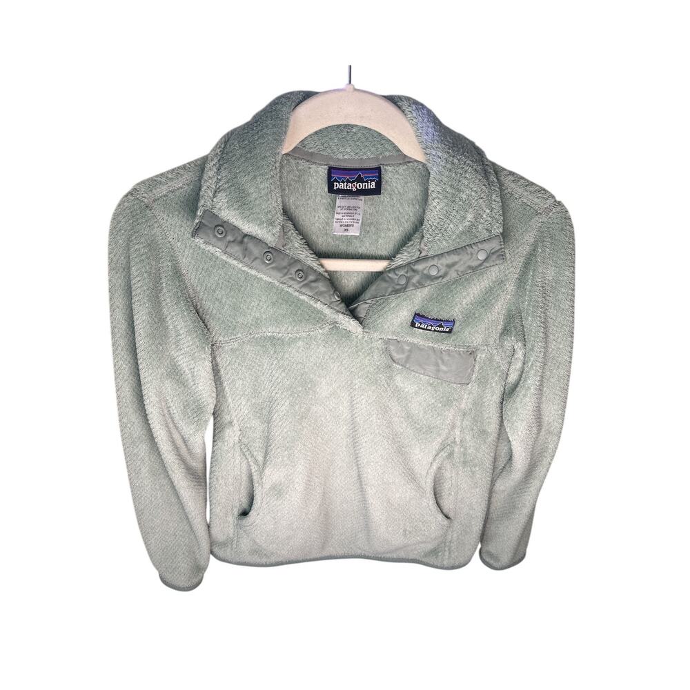 Patagonia | Women's Re-Tool Snap T-Fleece Pullover - Atoll Blue, Size XS - Picture 1 of 10